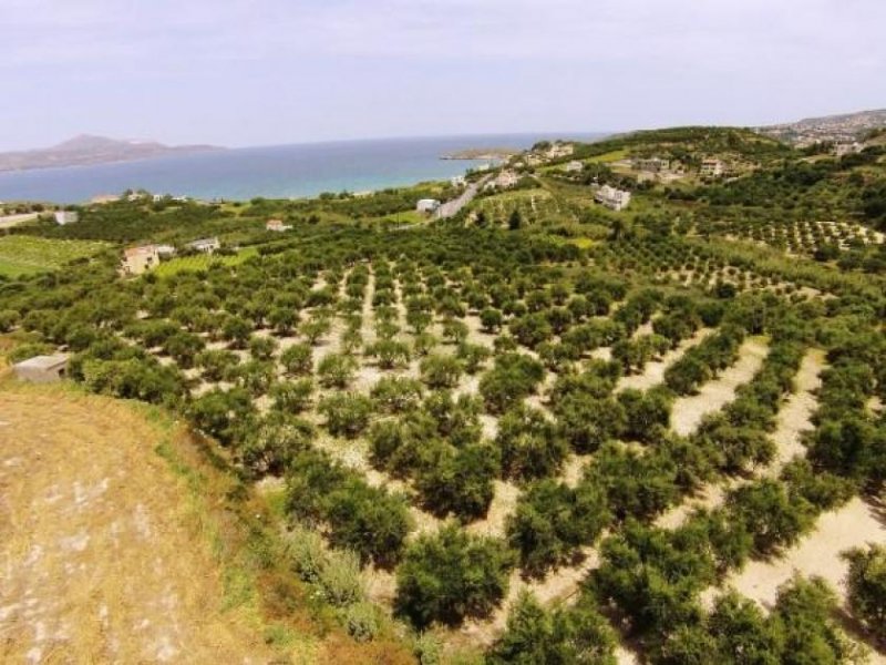 Kera bei Kalyves Kreta, Kera: Grundstück zu verkaufen, Hügellage mit Aussicht! Grundstück kaufen